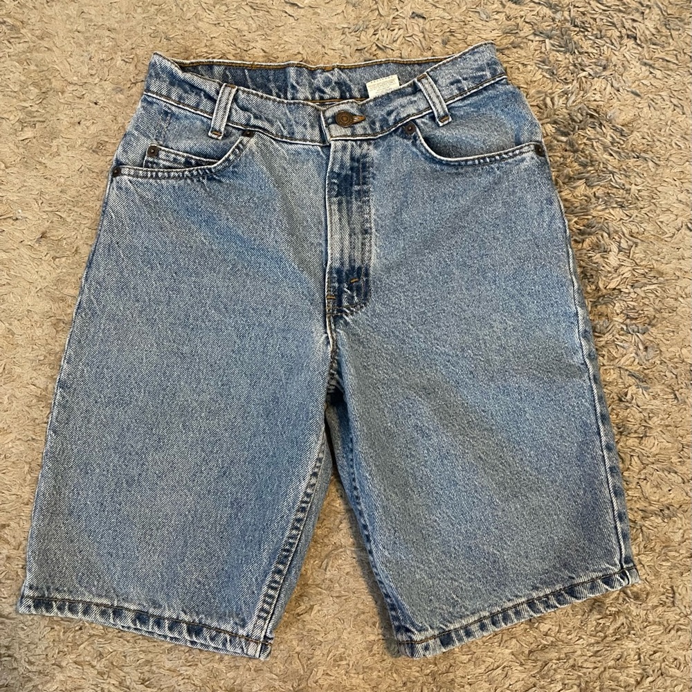 Levi's Blue Jean Shorts 550 Relaxed Fit Student W28